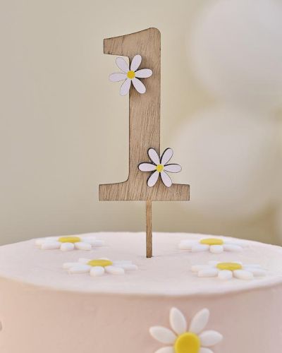 Ditsy Daisy One Cake Topper