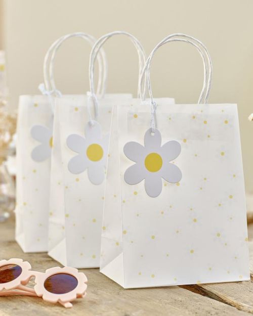 Ditsy Daisy Party Bags 5pk