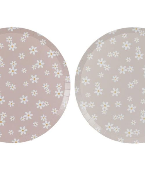 Ditsy Daisy Plates 8pk