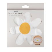 Ditsy Daisy Shaped Napkins 16pk