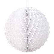 Ditsy Daisy White Honeycomb Decorations 2pk