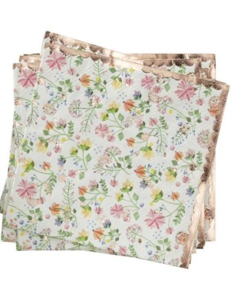 Ditsy Floral Beverage Napkins 16pk