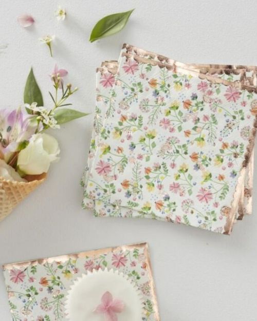 Ditsy Floral Beverage Napkins 16pk