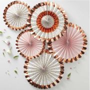 Ditsy Floral Paper Fans 5pk