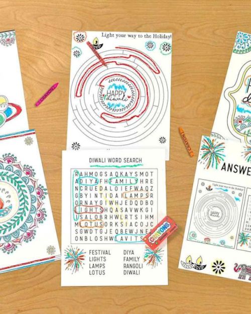 Diwali Activity Sheets 10pk