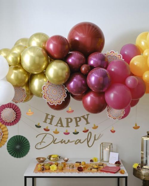Diwali Balloon Arch