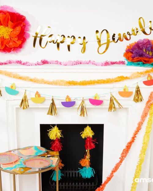 Diwali Lei Garlands 4pk