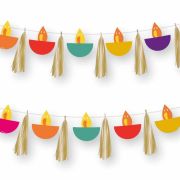 Diwali Diya & Tassel Garland