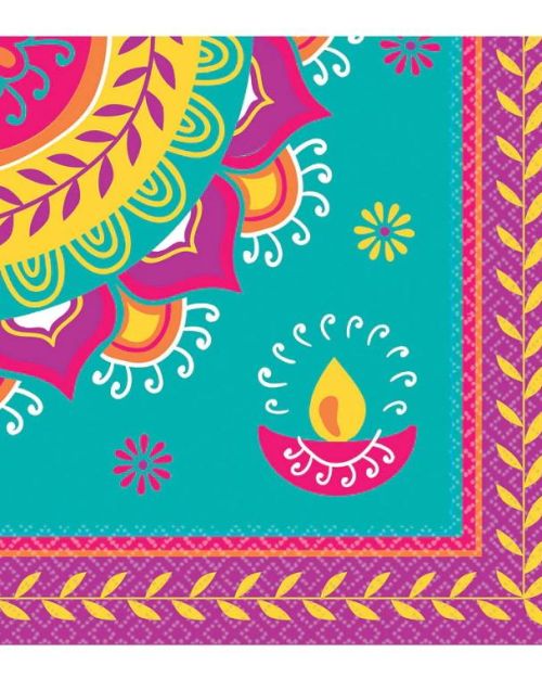 Diwali Lunch Napkins 16pk