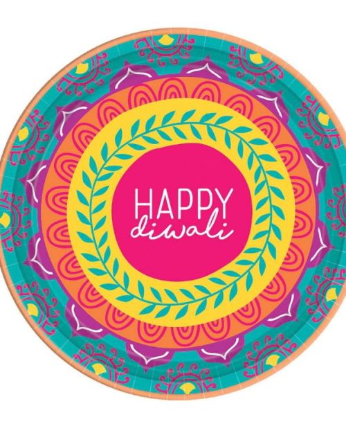 Diwali Lunch Plates 8pk