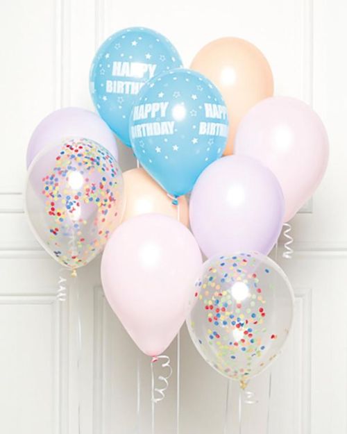 DIY Balloon Kit – Pastel Happy Birthday