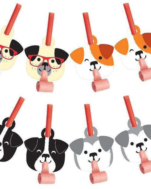 Dog Party Blowouts 8pk