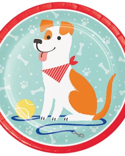 Dog Party Dinner Plates 8pk