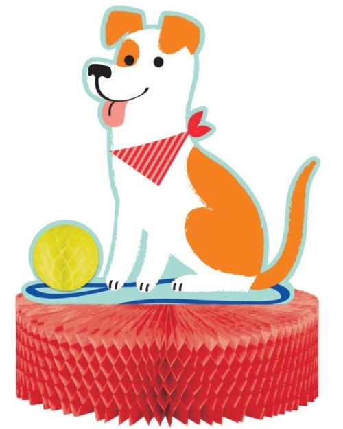 Dog Party Honeycomb Table Centrepiece