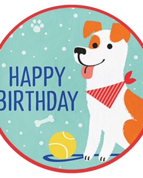 Edible Icing Image – HB Dog Round