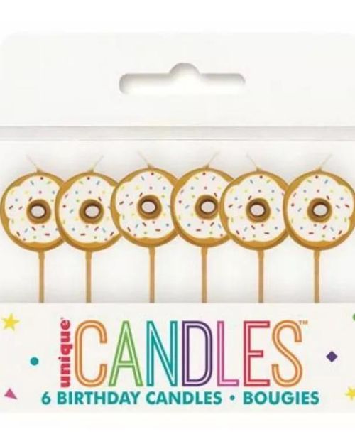 Donut Candles 6pk