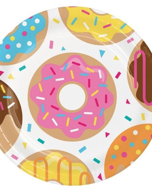 Donut Time Dinner Plates 8pk