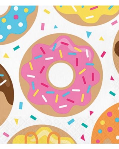 Donut Time Lunch Napkins 16pk
