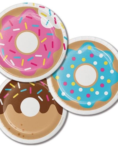Donut Time Lunch Plates 8pk