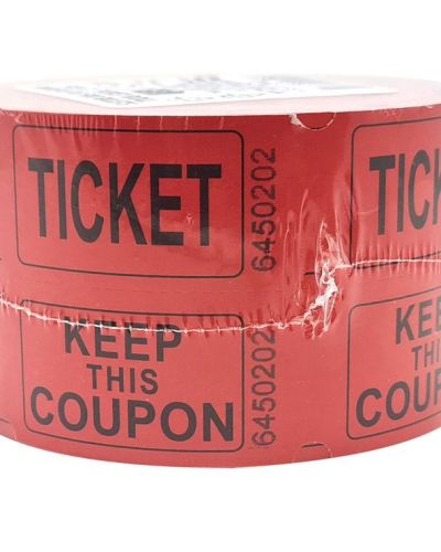 Double Roll Raffle Tickets 500ct