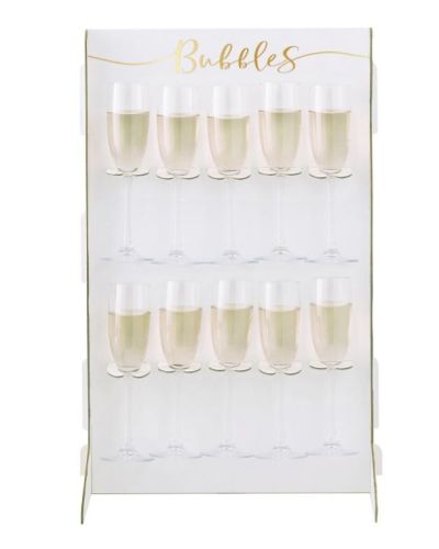 Gold Drinks Wall Holder Stand