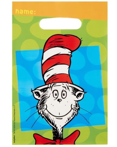 Dr Seuss Loot Bags 8pk