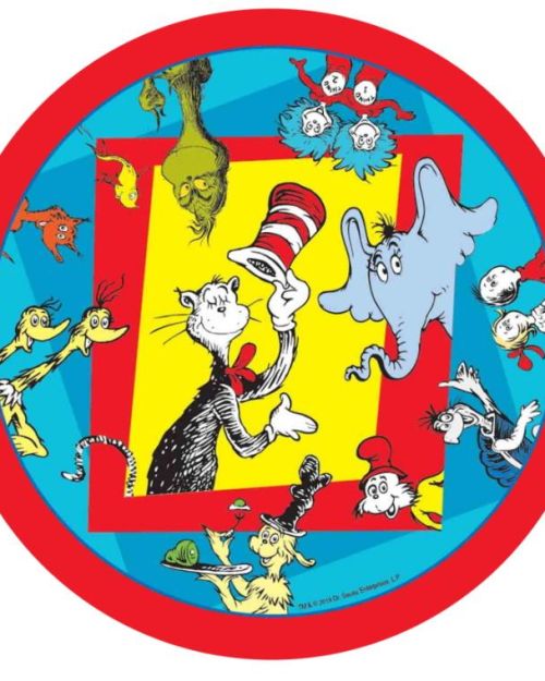 Edible Icing Image – Dr Seuss Round