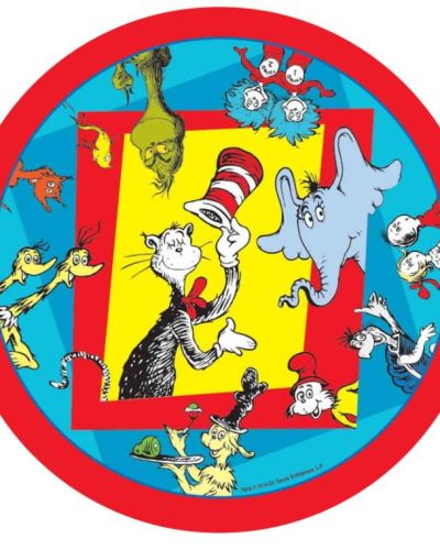 Edible Icing Image – Dr Seuss Round