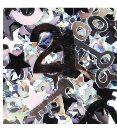 Party Scatters – 21st Gold & Black