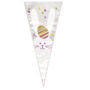 Easter Bunny Cello Cone Bags 20pk