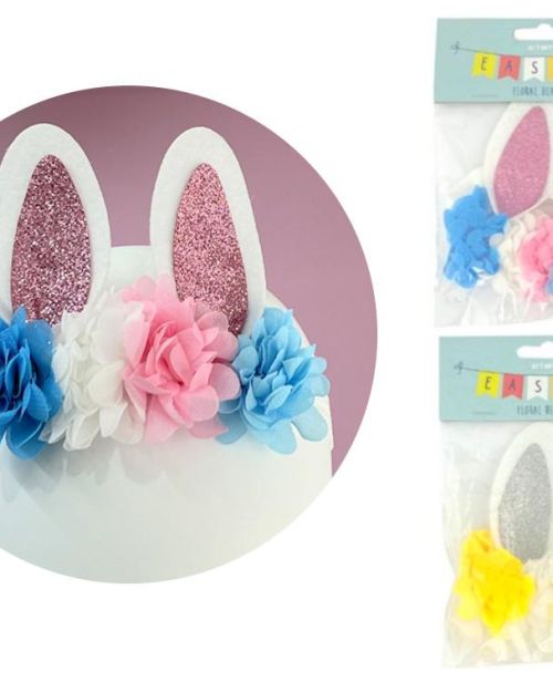 Easter Bunny Floral Headband