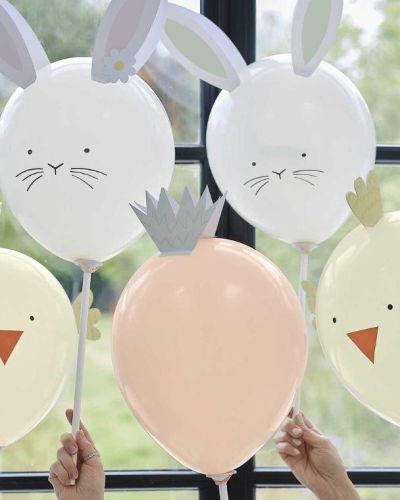 Easter Character Balloons 5pk