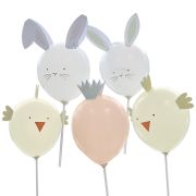 Easter Character Balloons 5pk