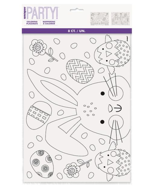 Easter Colouring In Placemats 8pk