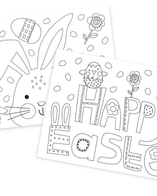 Easter Colouring In Placemats 8pk