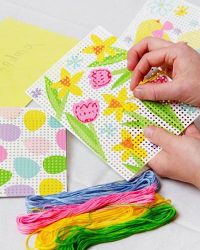 Truly Bunny Cross Stitch Card Kit