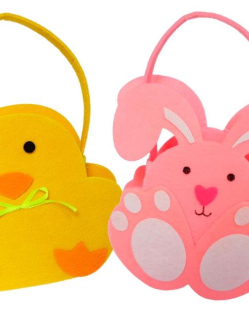 Easter Shaped Felt Basket