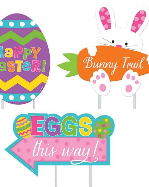 Easter Lawn Signs
