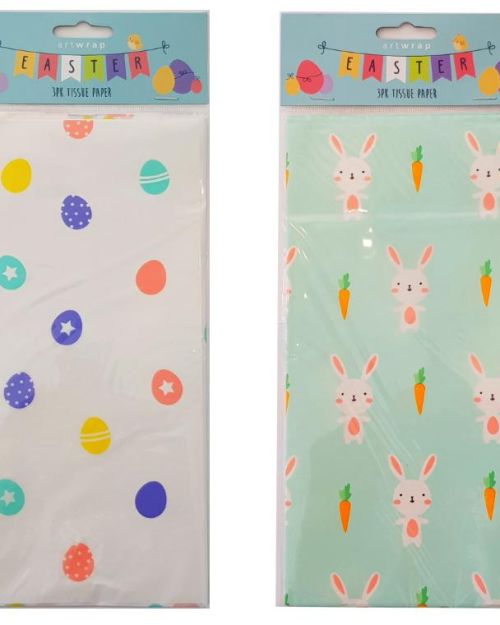 Easter Printed Tissue Paper 3pk