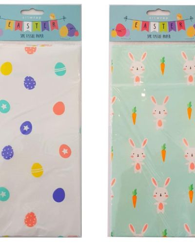 Easter Printed Tissue Paper 3pk
