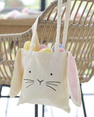 Easter Tote Bag with Bunny Ears