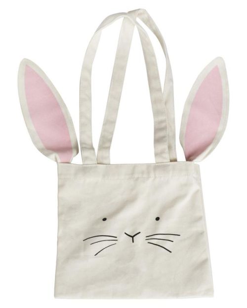 Easter Tote Bag with Bunny Ears