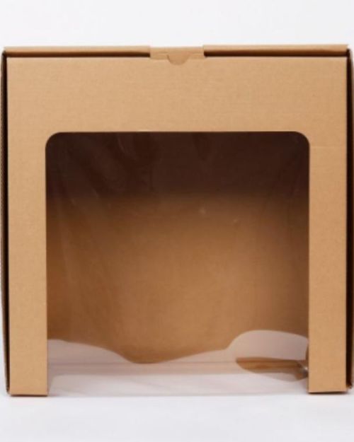 Eco Kraft Window Cake Box 12in