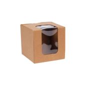 Eco Kraft Window Cake Box 5in