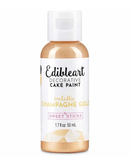 Edible Art Paint – Champagne Gold 50ml