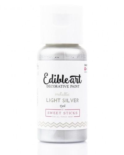 Edible Art Paint – Light Silver