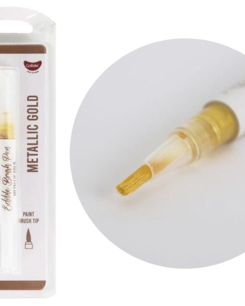 Edible Brush Pen – Metallic Gold