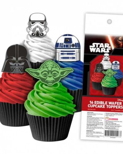 Edible Wafer Cupcake Toppers – Star Wars