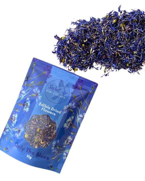 Secret Kiwi Kitchen Edible Dried Flowers – Only the Blues