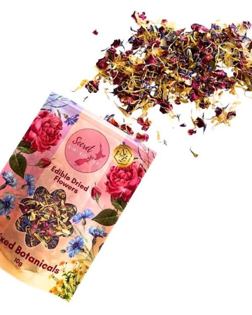 Secret Kiwi Kitchen Edible Dried Flowers – Mixed Botanicals